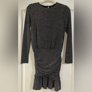 KRISA FROM REVOLVE CLOTHING - Drape Skirt Long Sleeve Minidress - Size XS